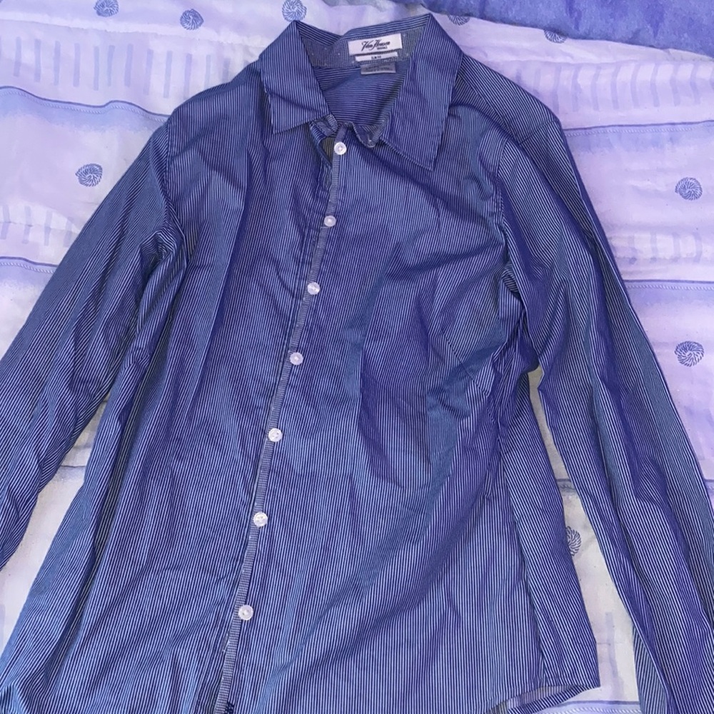 Woman Van Heusen 🔵Blue Button Up shirt